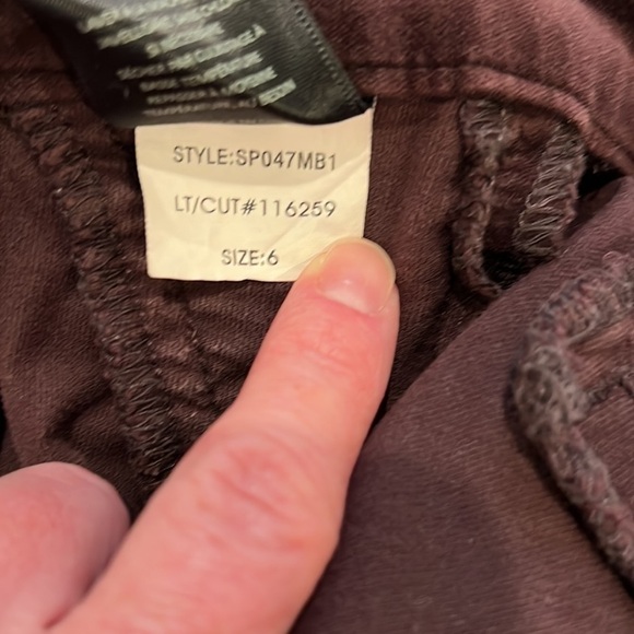 Kut from the Kloth Brown Velvet Trouser Skinny Jeans Size 6 - Picture 10 of 10